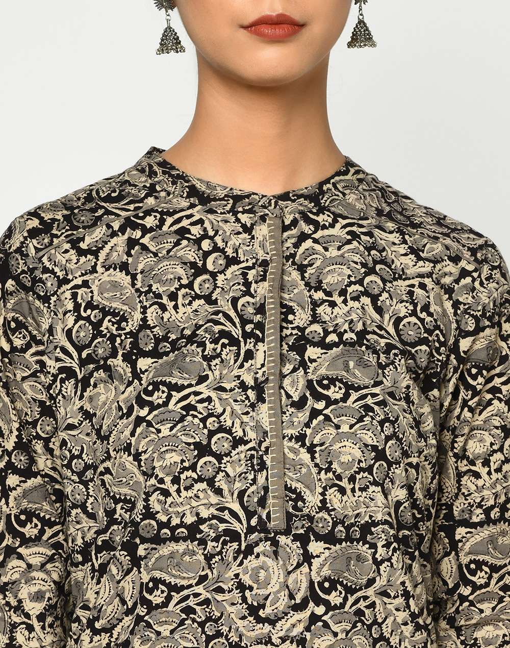 Cotton Cambric Printed Knee Length Kurta