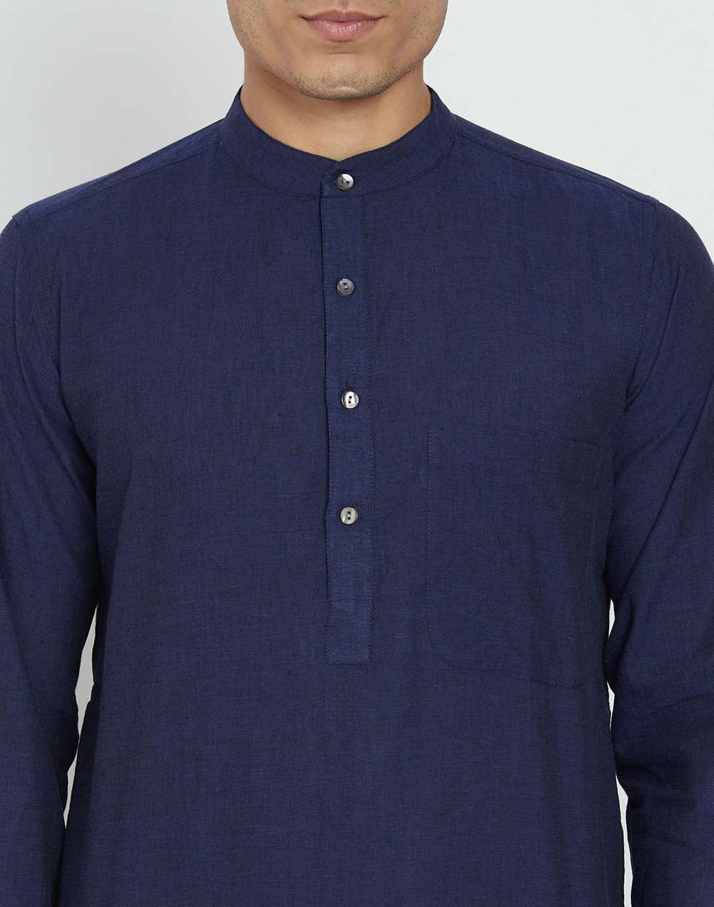 Cotton Printed Slim Fit Long Kurta