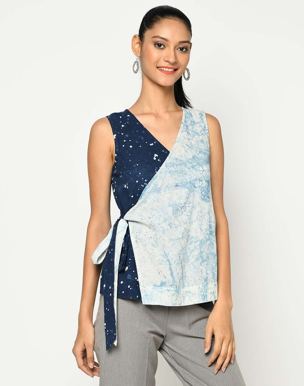 Cotton Dabu Printed Top