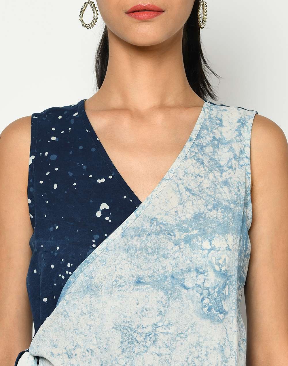 Cotton Dabu Printed Top