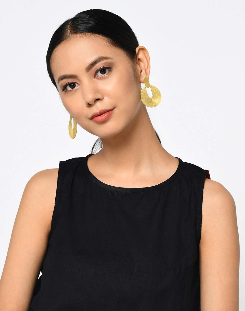 Metal Golden Plated Dangler Earring