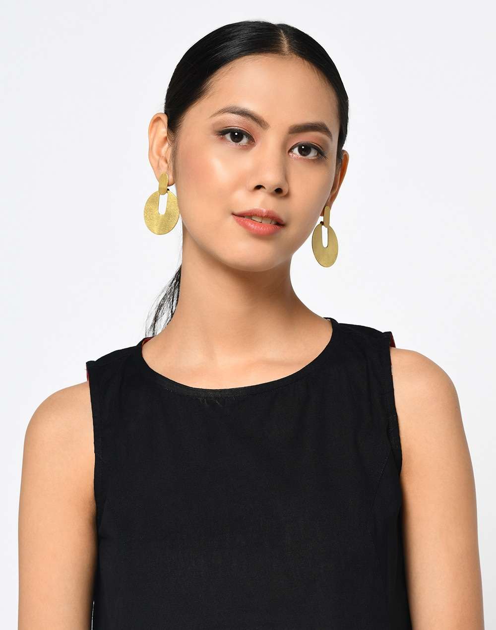 Metal Golden Plated Dangler Earring