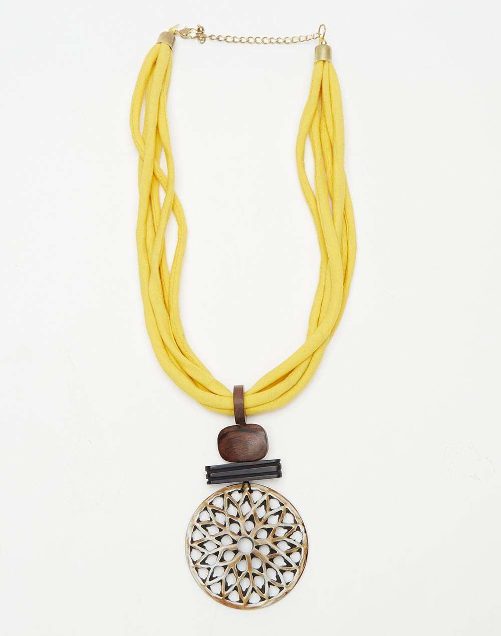 Metal Yellow Princess Necklace