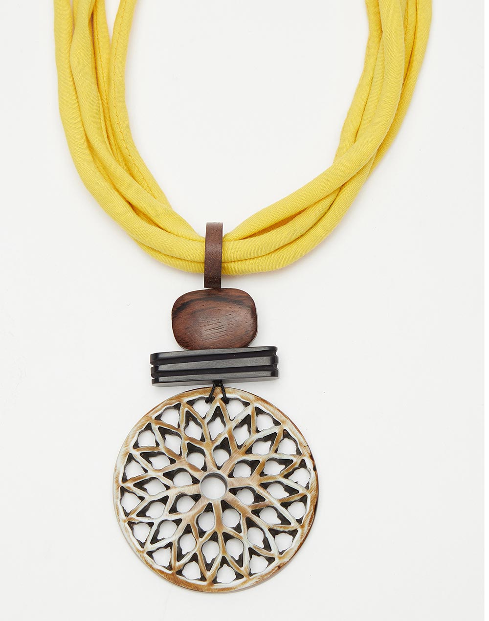 Metal Yellow Princess Necklace