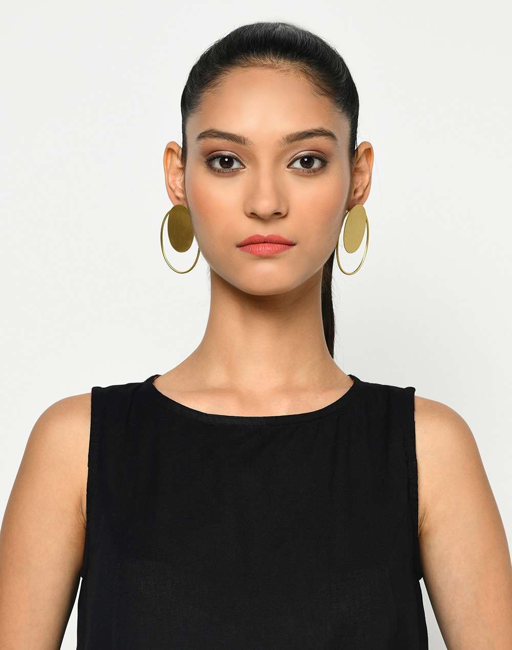 Metal Golden Plated Dangler Earring