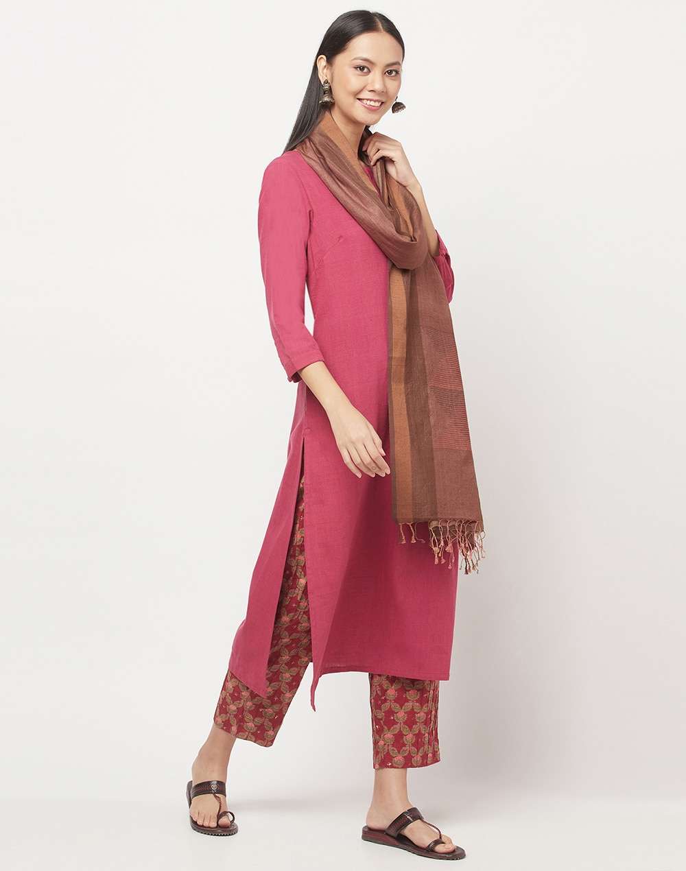 Cotton Silk Woven Jamdani Dupatta