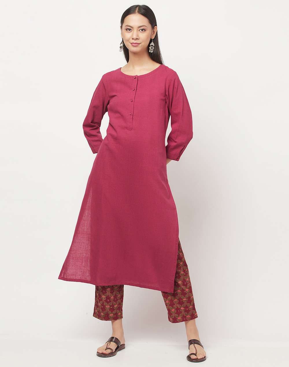 Cotton Printed Kurta Set