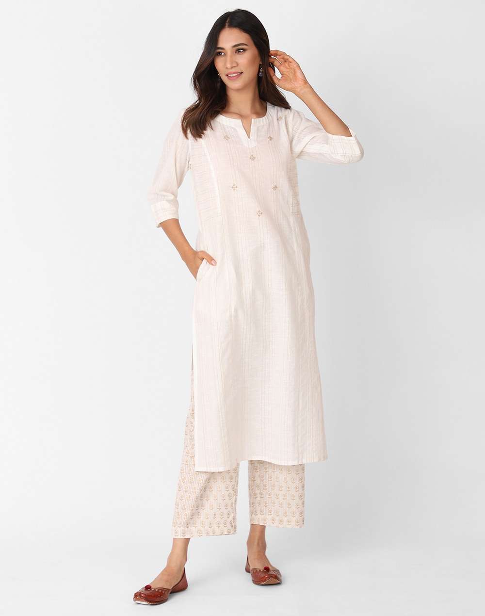 Cotton Printed Kurta Set