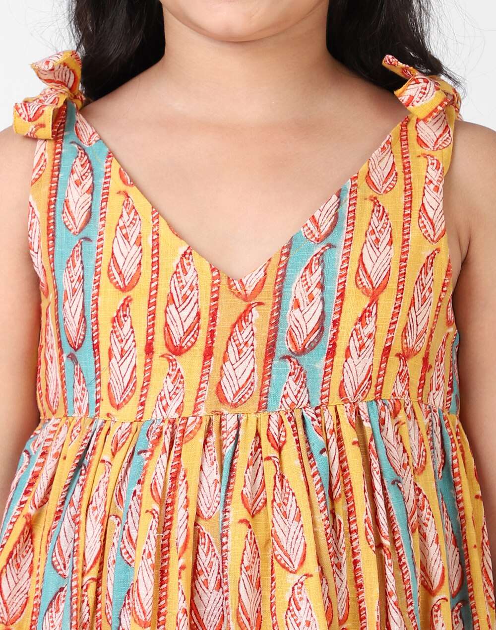 Cotton Slub Block Printed Dress