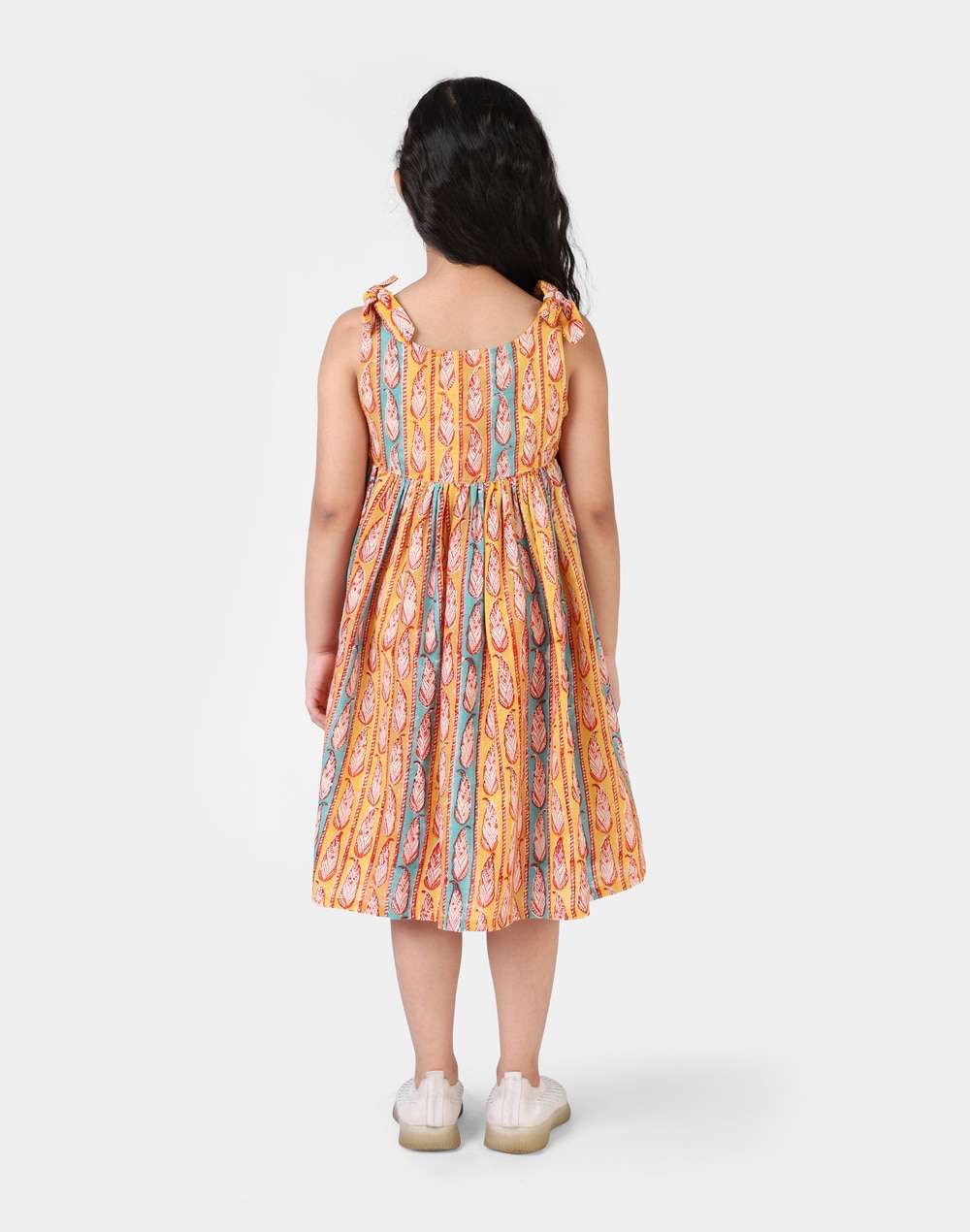Cotton Slub Block Printed Dress