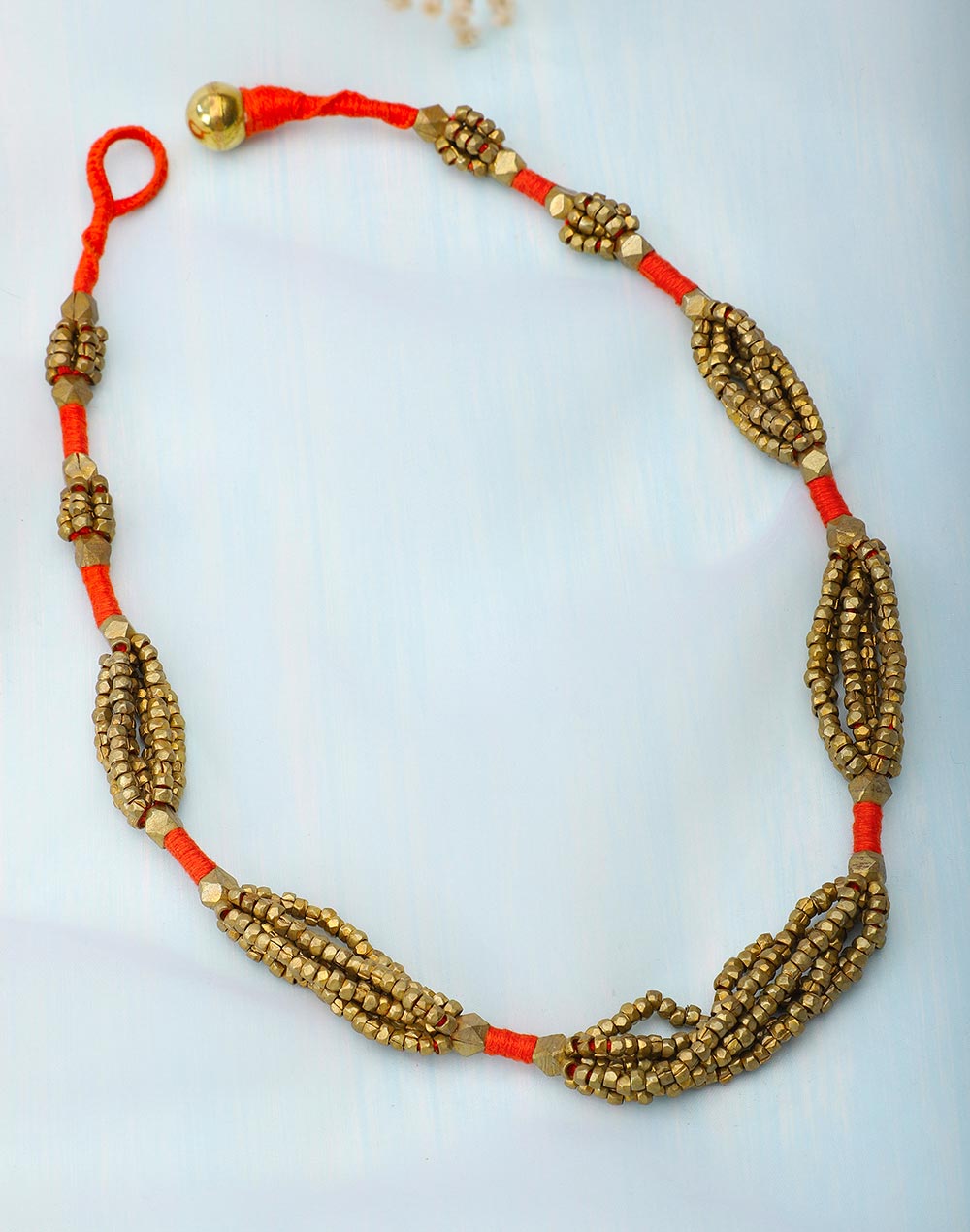 Metal Golden Dangler Necklace