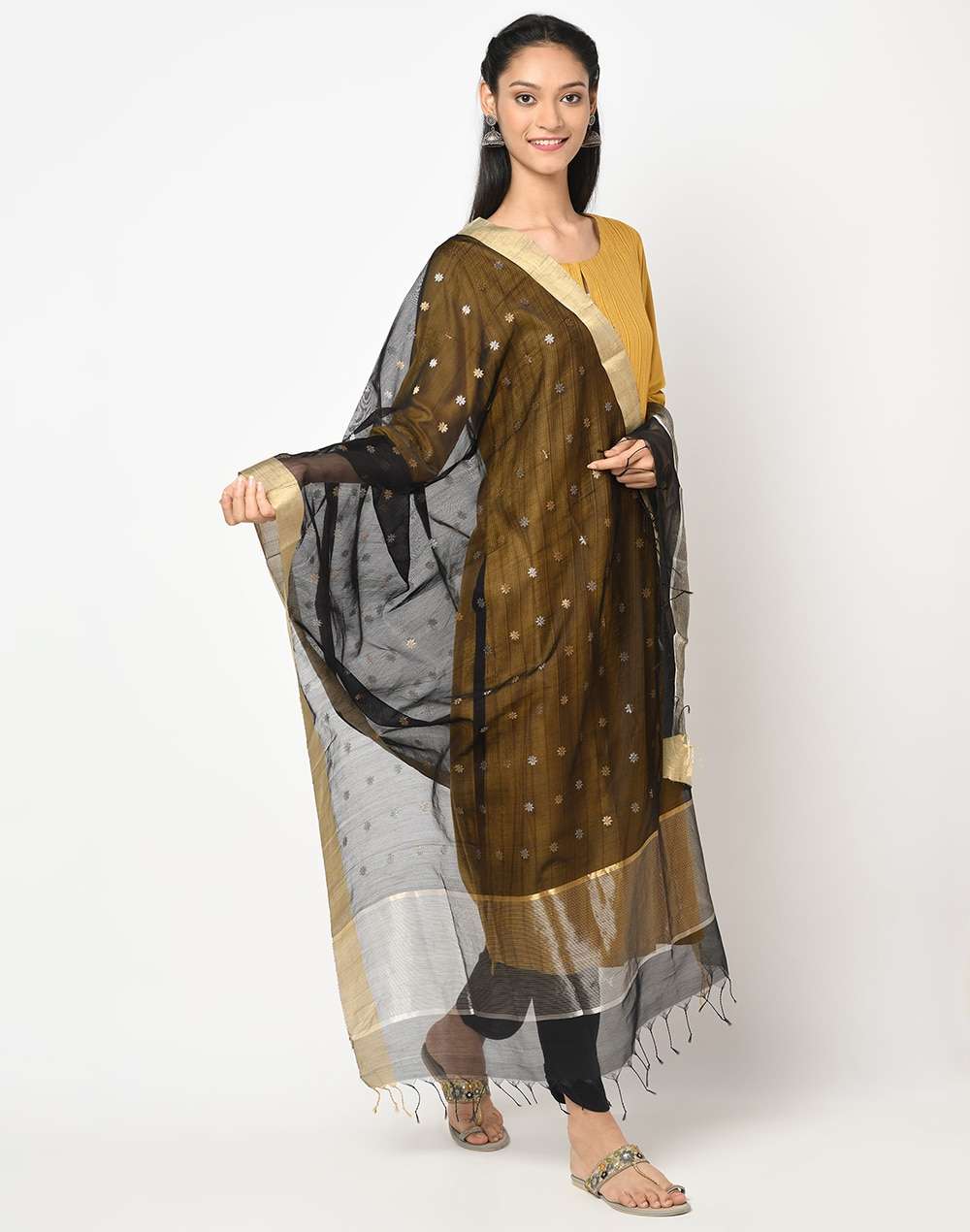 Cotton Silk Chanderi Dupatta