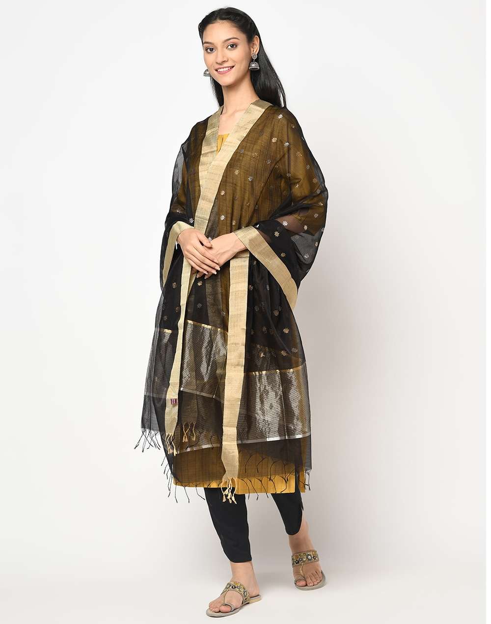 Cotton Silk Chanderi Dupatta