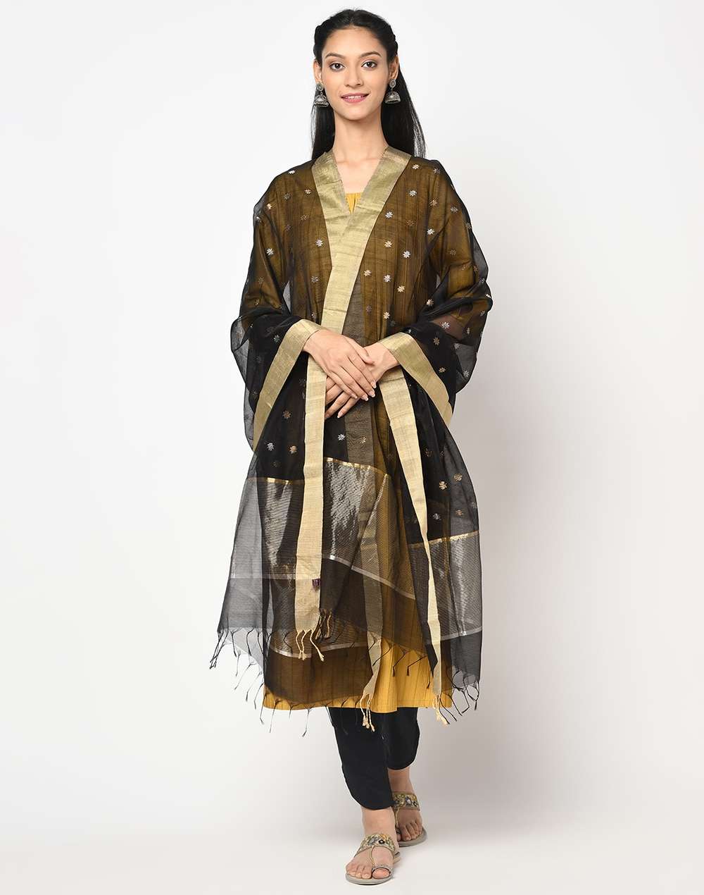 Cotton Silk Chanderi Dupatta