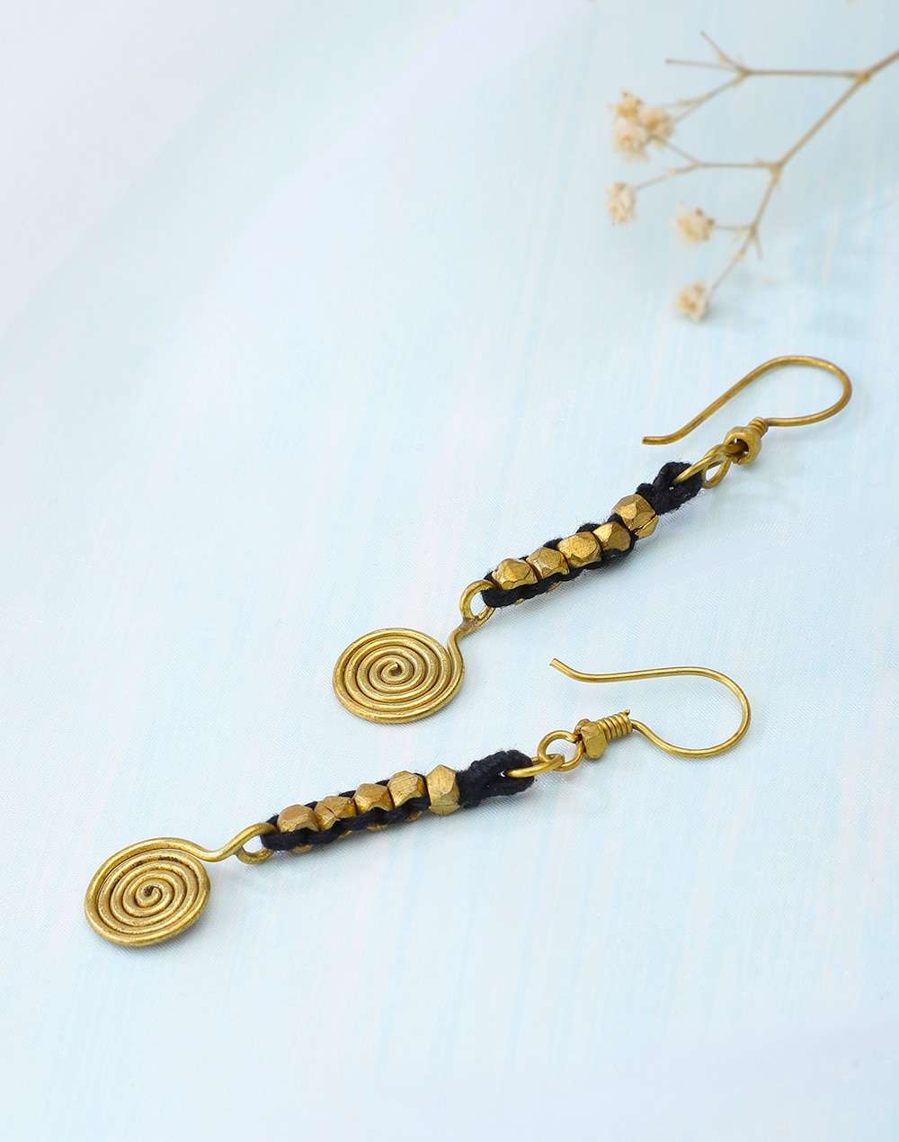 Metal Golden Plated Dangler Earring