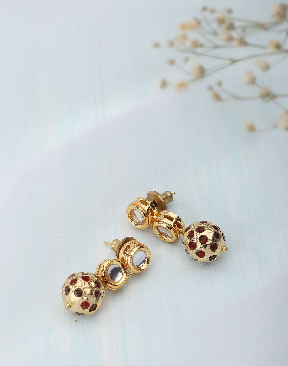 Metal Golden Plated Dangler Earring