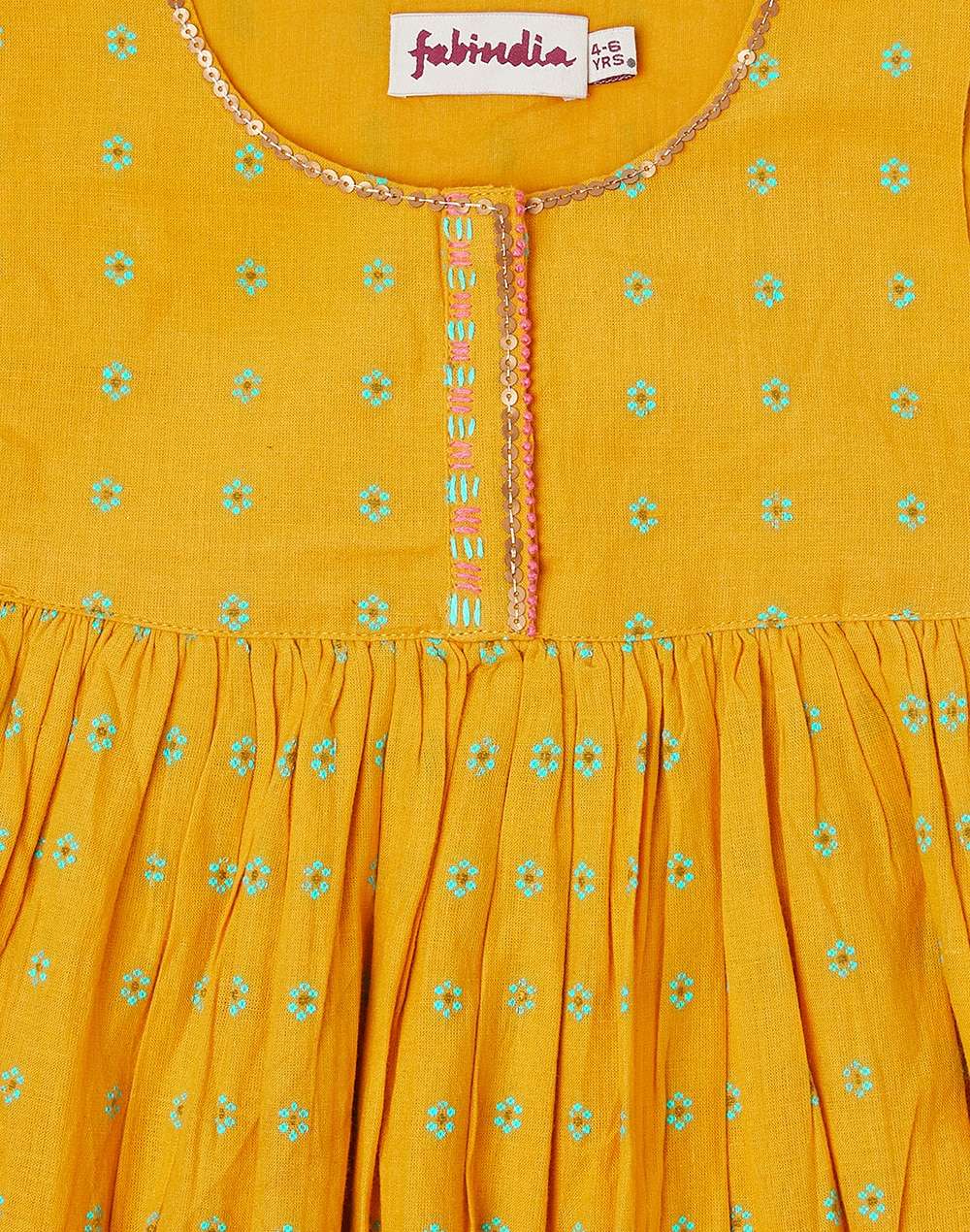 Cotton Nagari Layered Frock