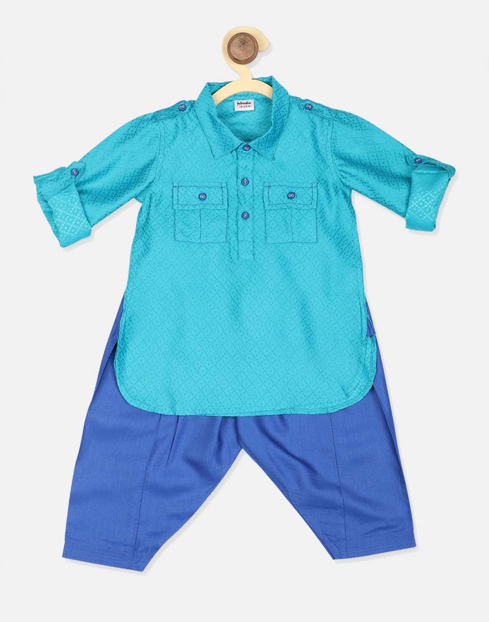 Viscose Tussar Dobby Kurta Set