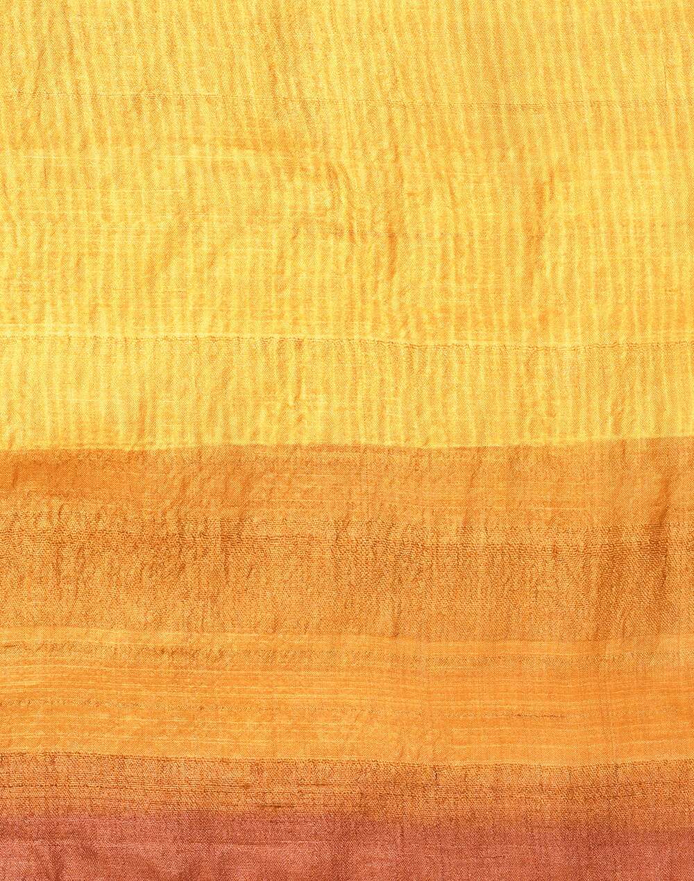 Silk Tussar Block Printed Stole