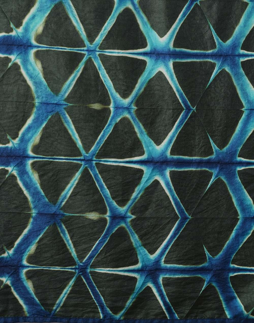 Silk Tie And Dye Shibori Stole