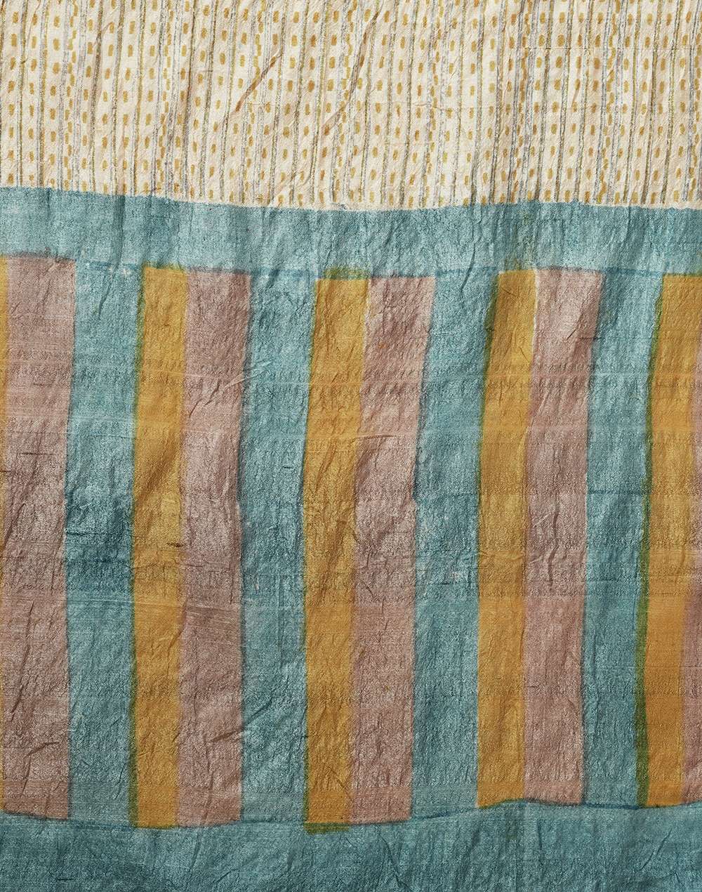 Silk Tussar Printed Stole