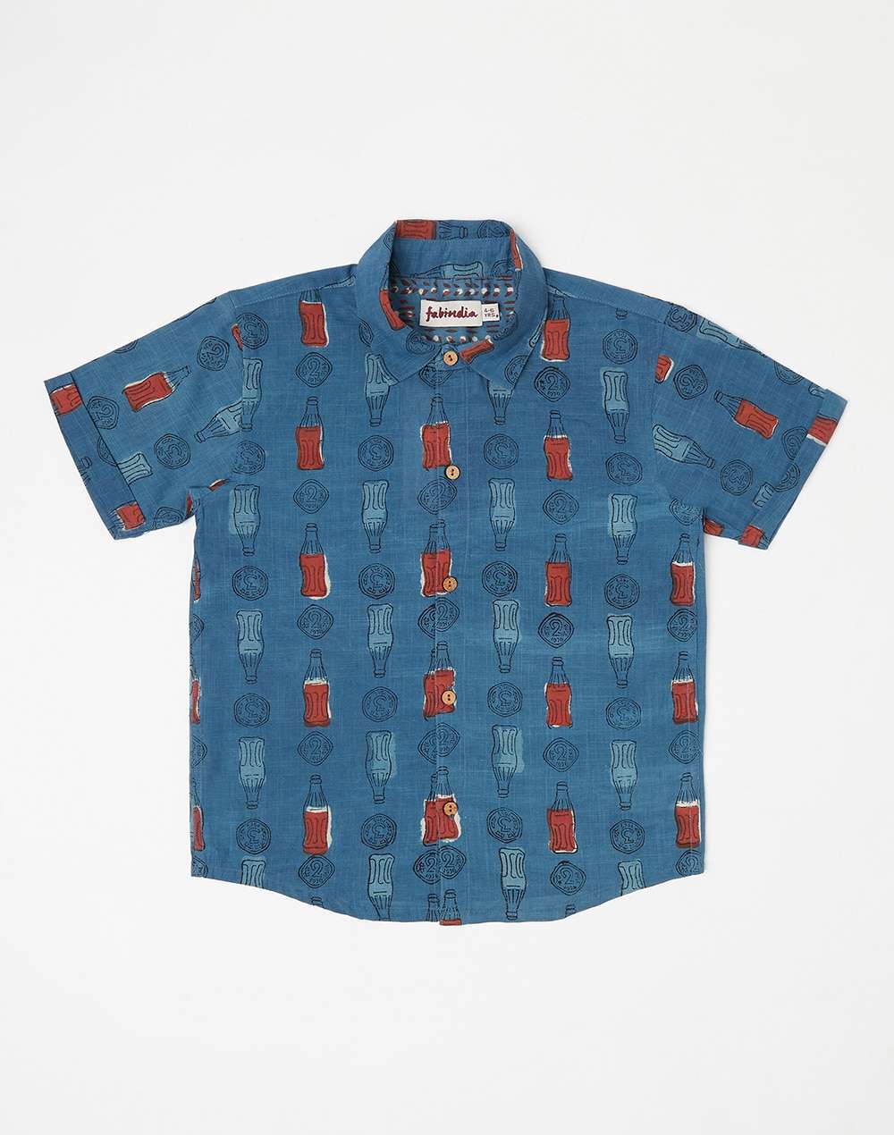 Cotton Hand Block Printed Shirt