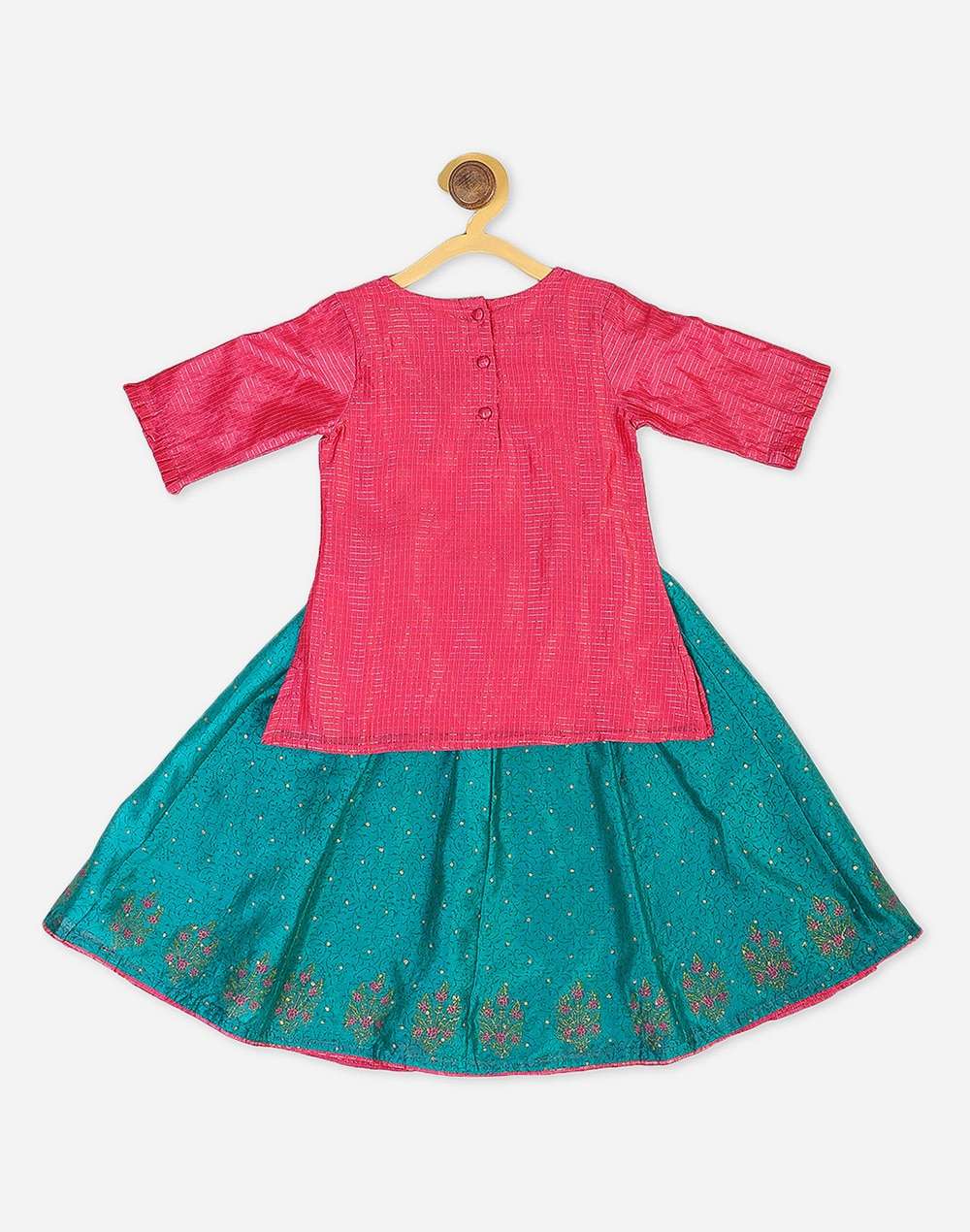 Cotton Silk Printed 2Pc Kurta Choli Set