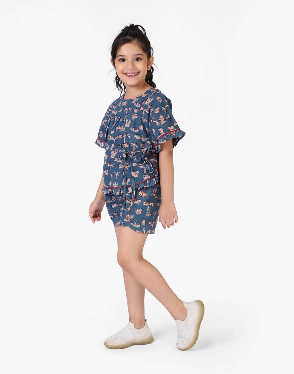 Cotton Printed Shorts Set