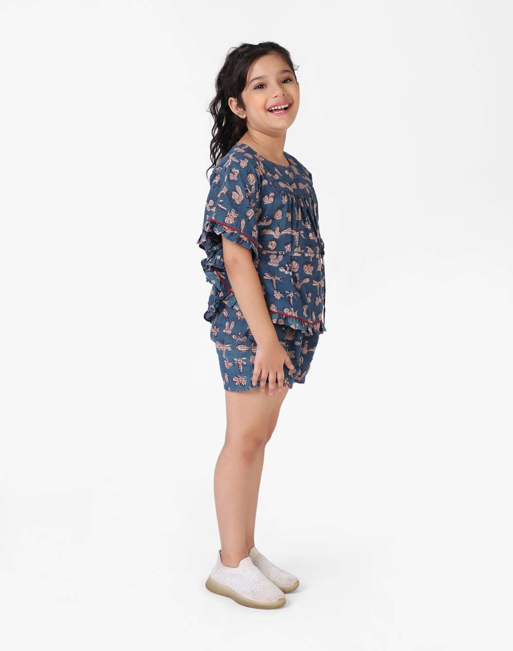 Cotton Printed Shorts Set