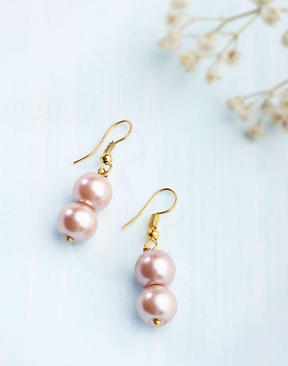 Metal Grey Dangler Earring