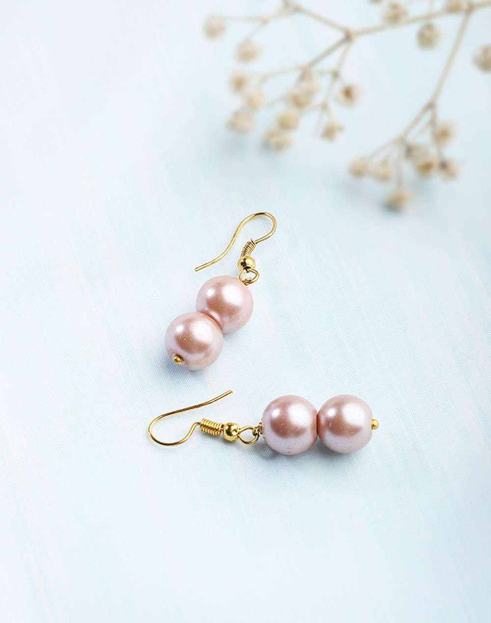 Metal Grey Dangler Earring