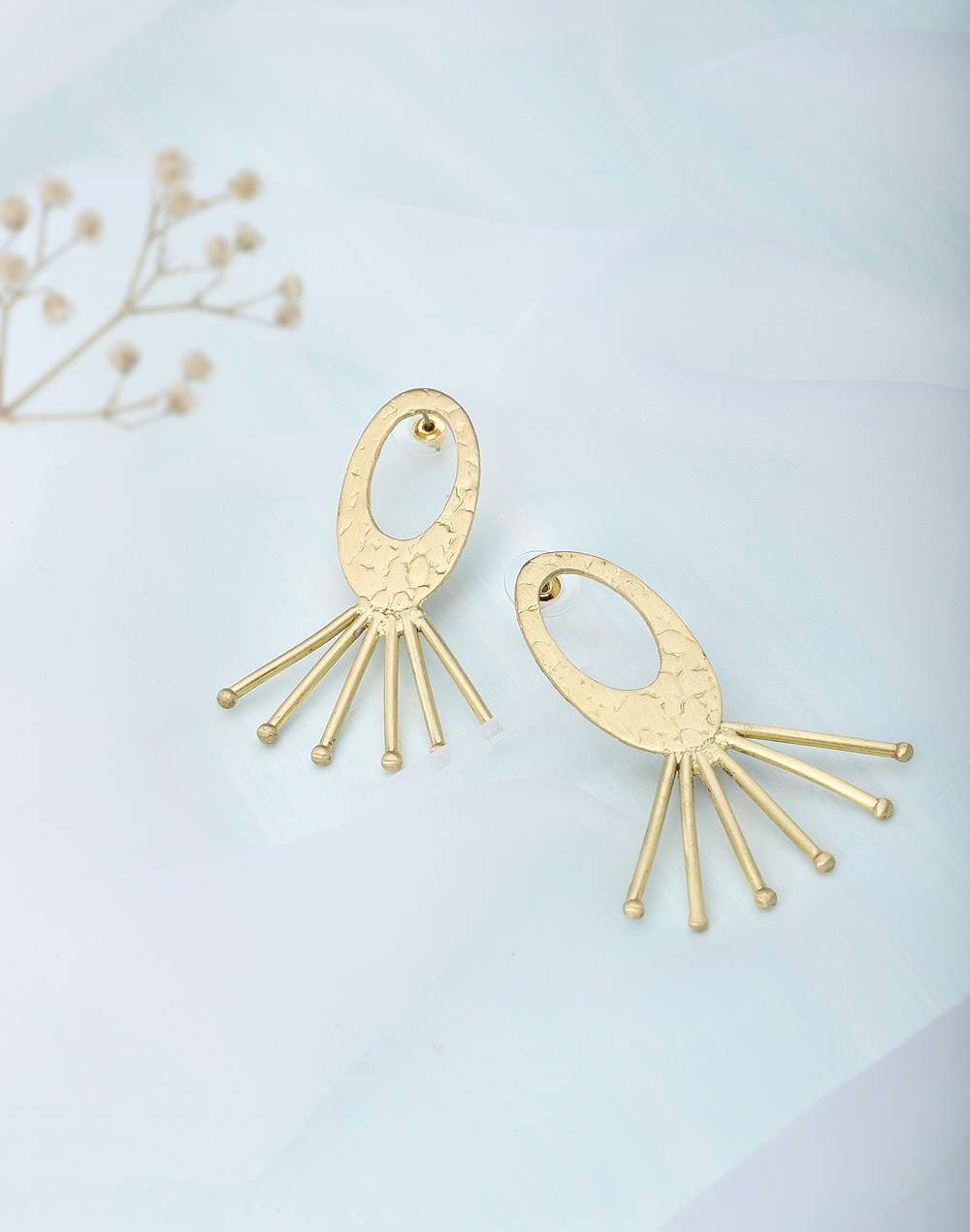 Metal Golden Plated Dangler Earring