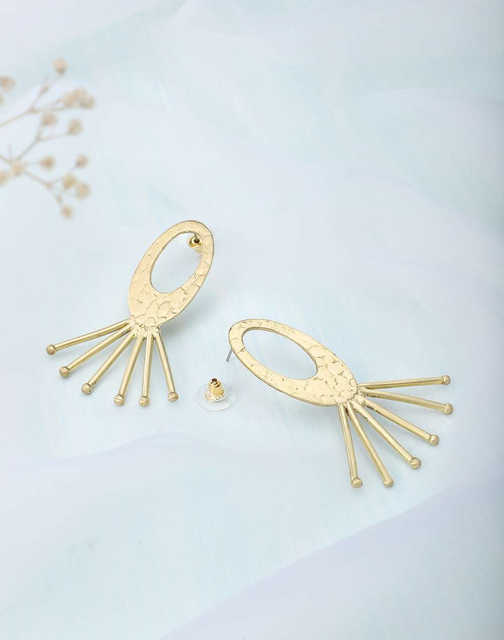 Metal Golden Plated Dangler Earring
