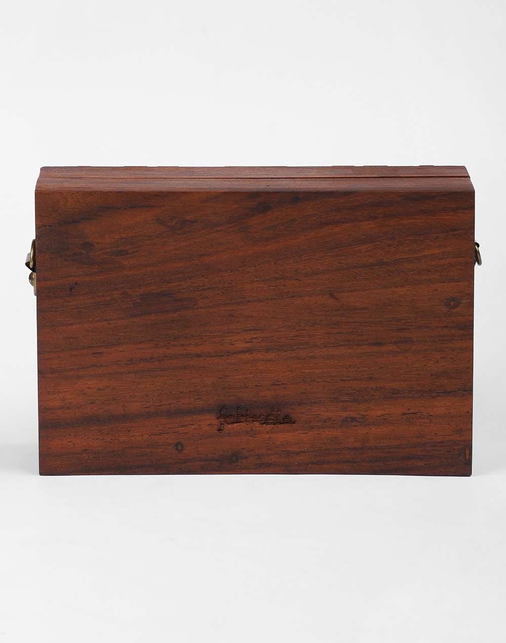 Wooden Carved Clutch Bag