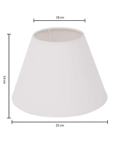 Cotton Lampshade-White Cotton Lampshade-White