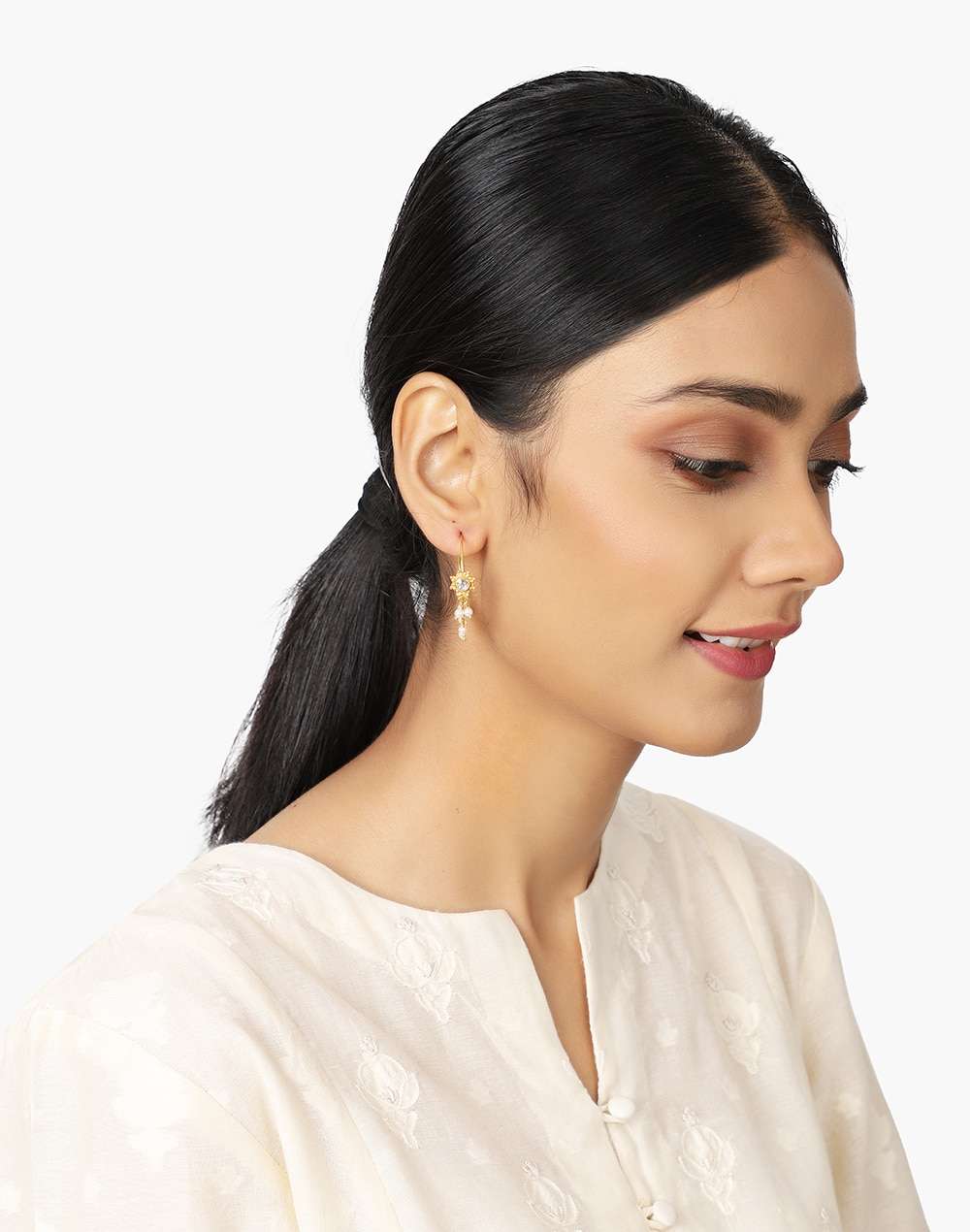 Silver Gold Plated Bali Earrings
