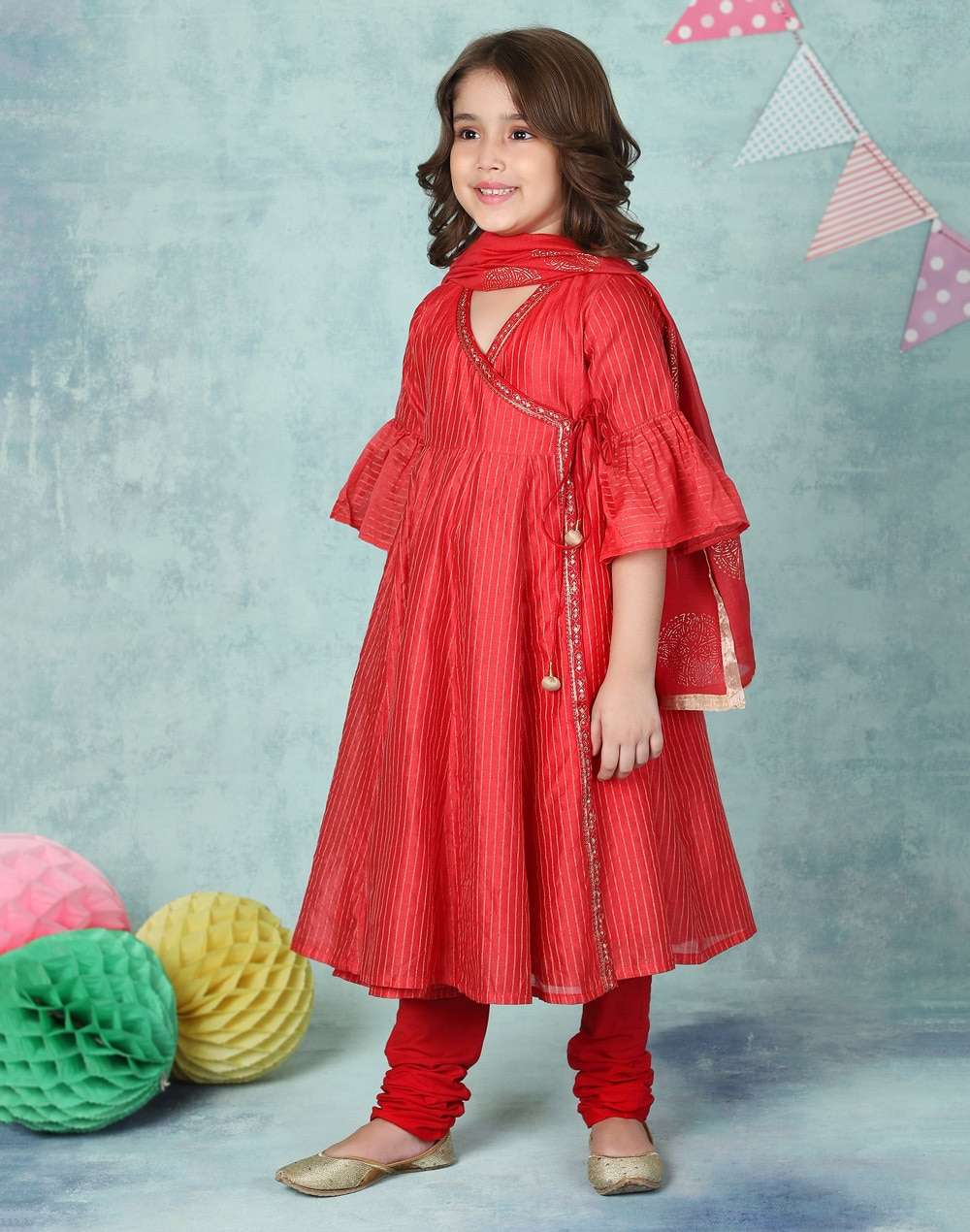 Cotton Silk Ganga 3 Piece Churidar Set