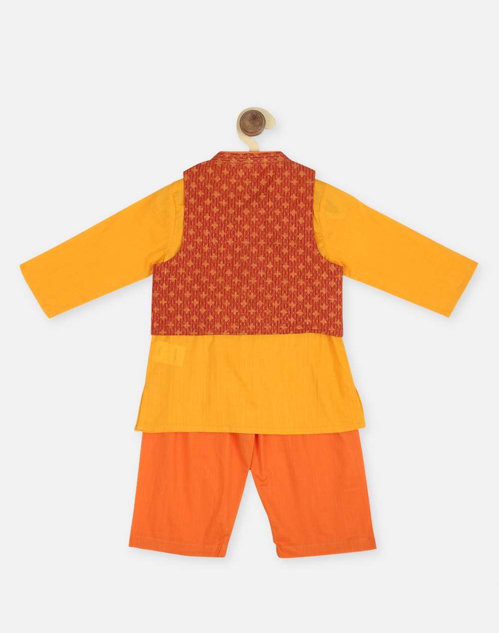Cotton Nagari Block Print Kurta Set