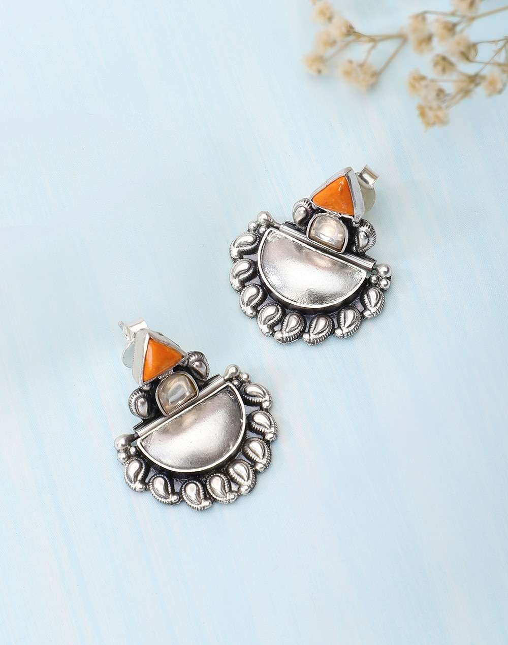 Silver Stud Earrings