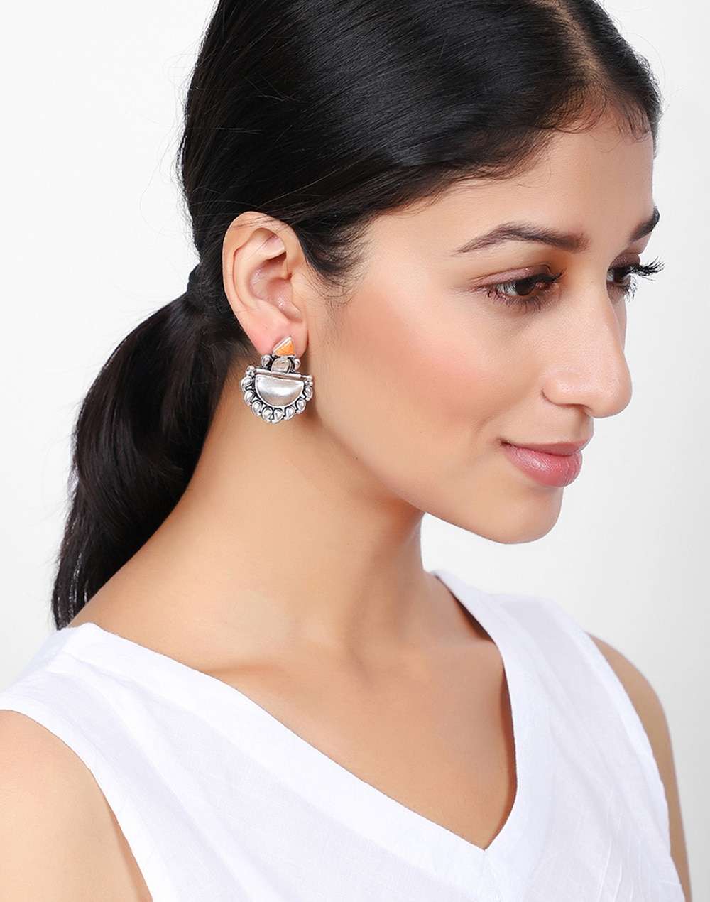 Silver Stud Earrings