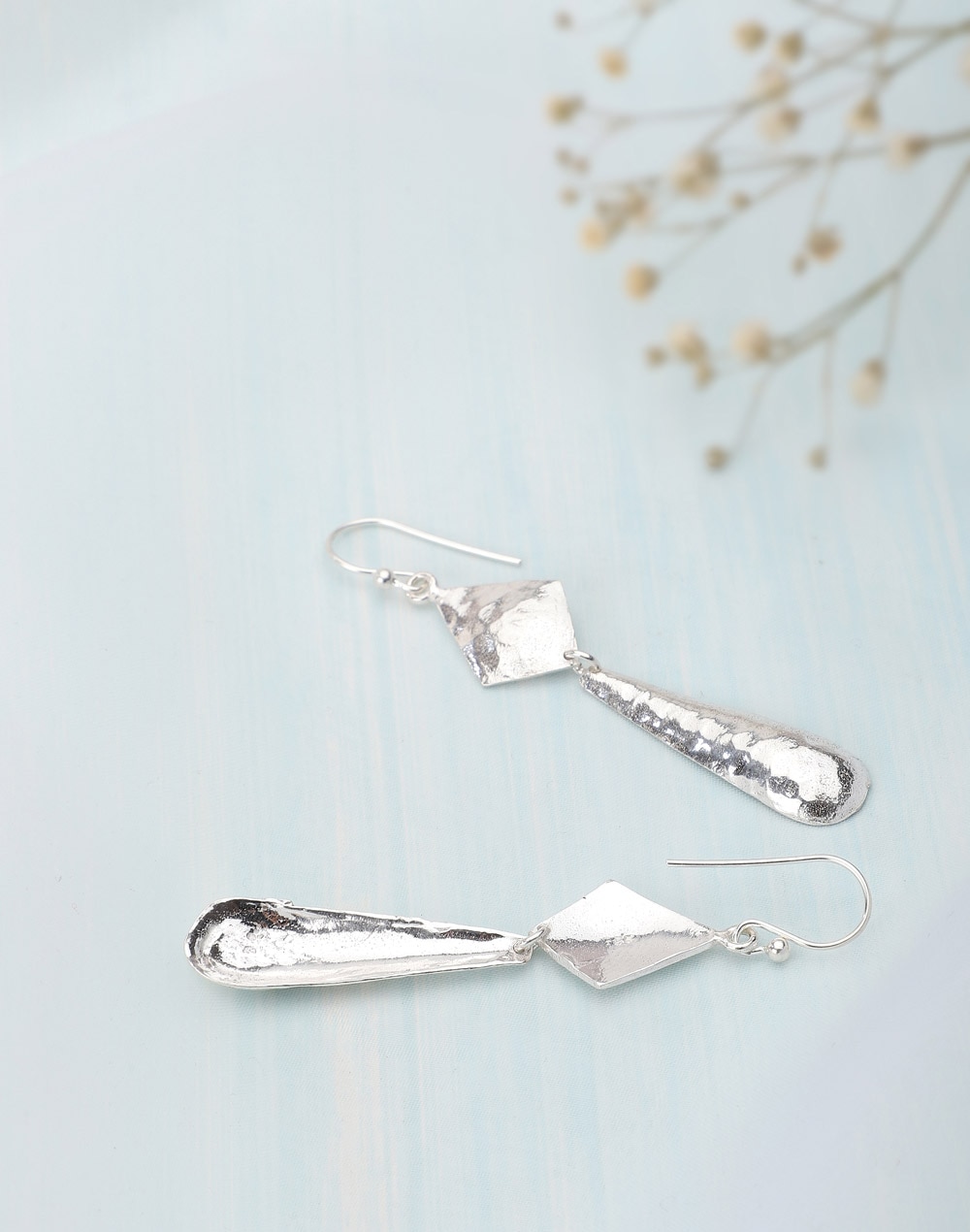 Silver Dangler Earrings