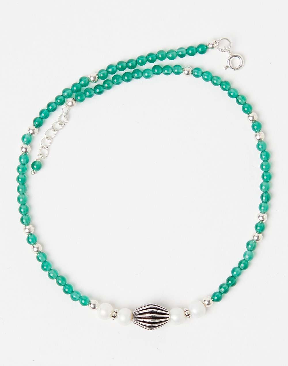 Silver Ethnic Anklet