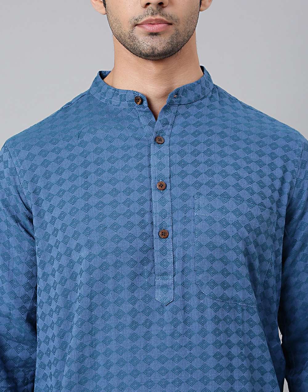Cotton Dobby Long Kurta