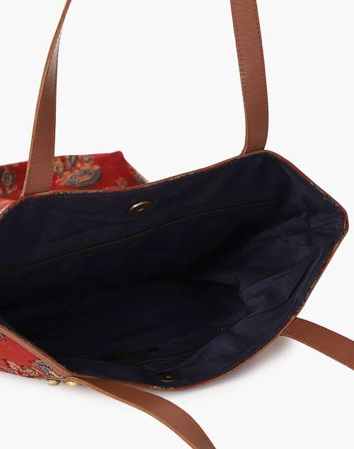 Cotton Block Printed Tote Bag Cotton Block Printed Tote Bag