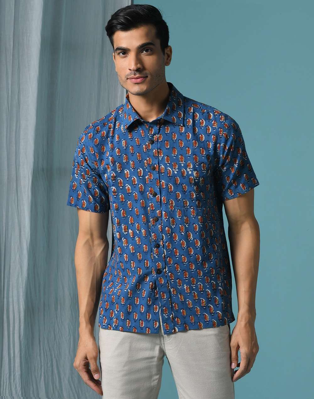 Cotton Cambric Comfort Fit Shirt
