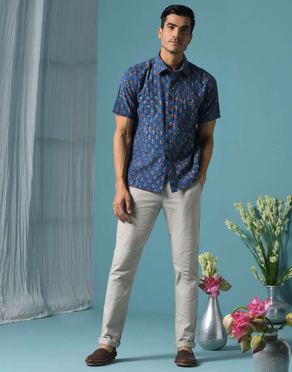Cotton Cambric Comfort Fit Shirt