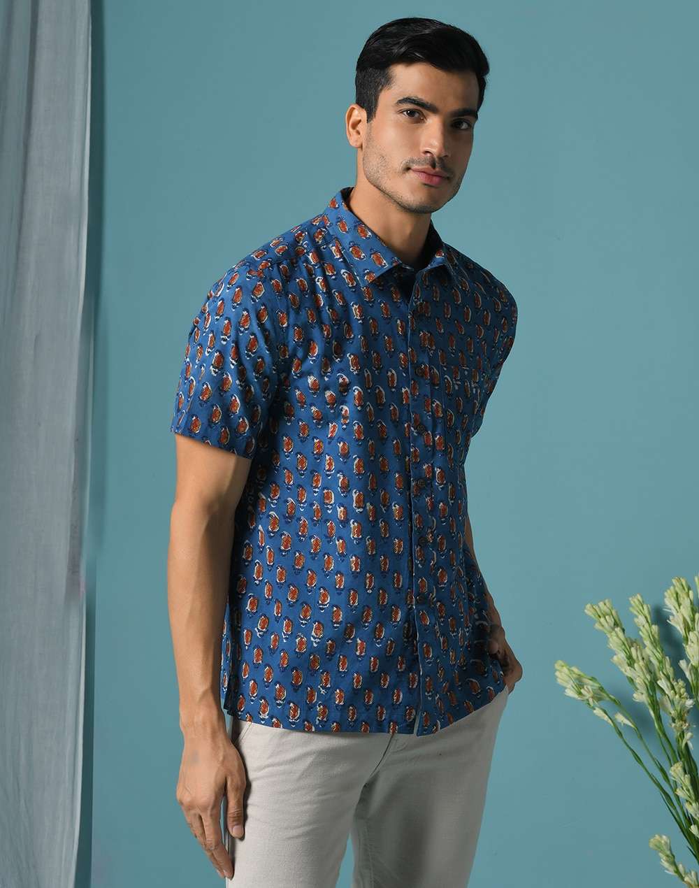 Cotton Cambric Comfort Fit Shirt