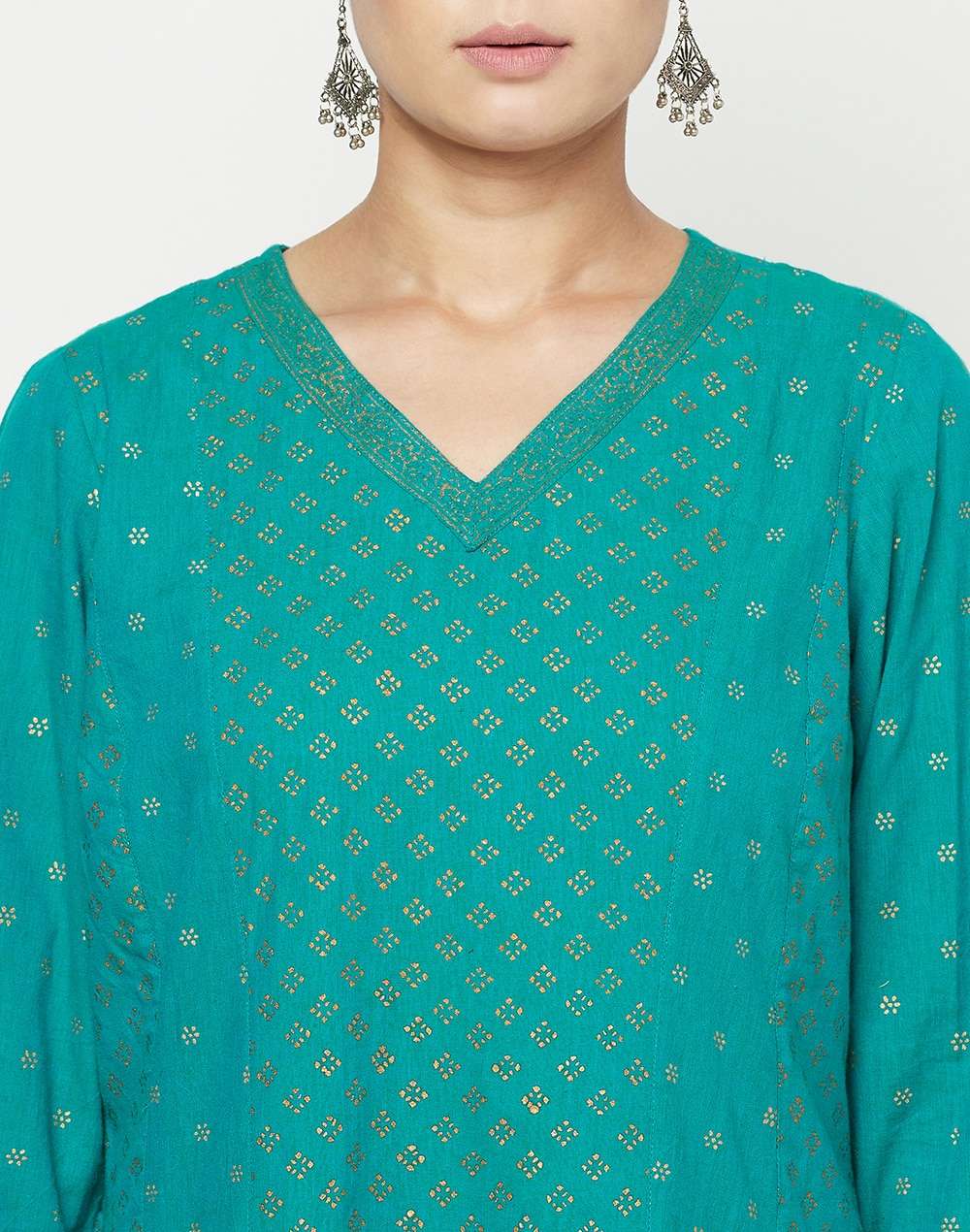 Cotton Nagari Printed Kurta Set