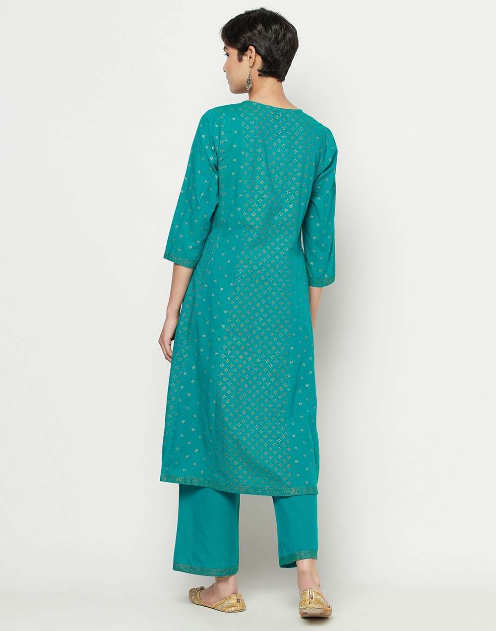 Cotton Nagari Printed Kurta Set