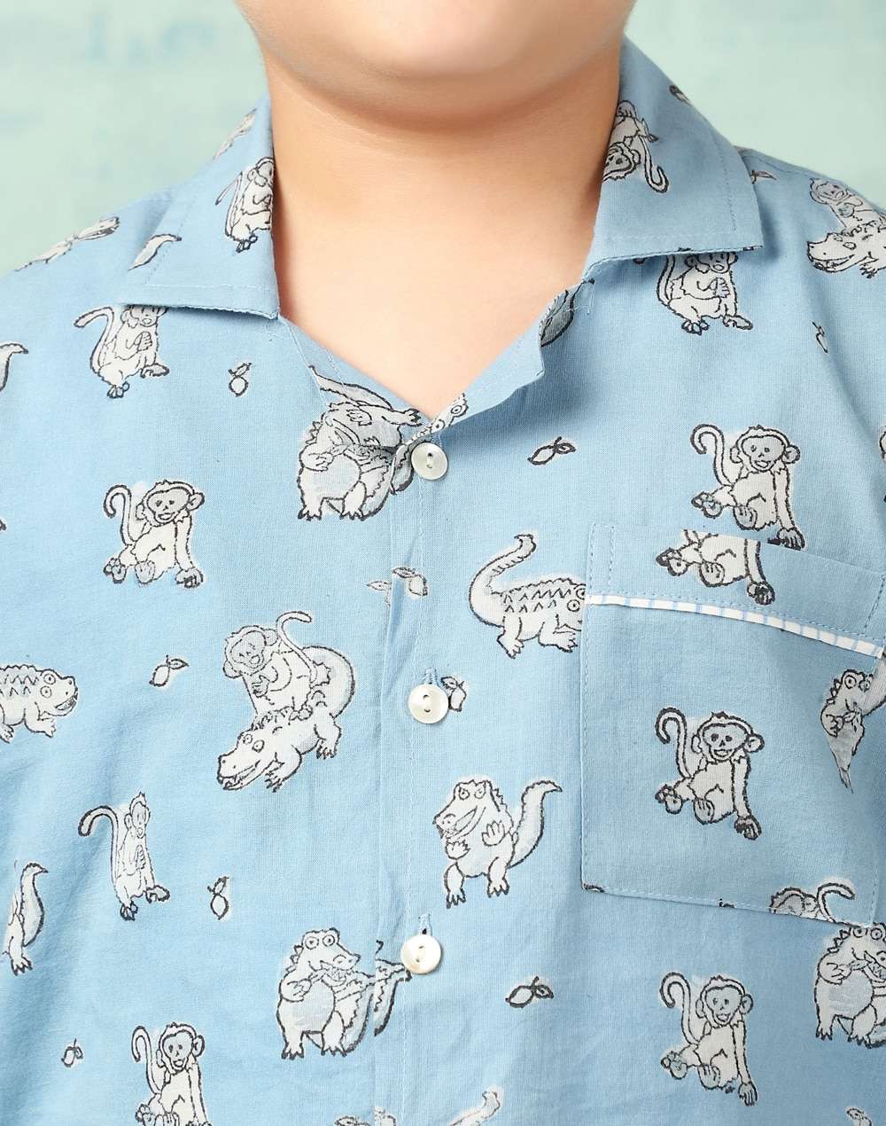 Cotton Printed Pyjama Set
